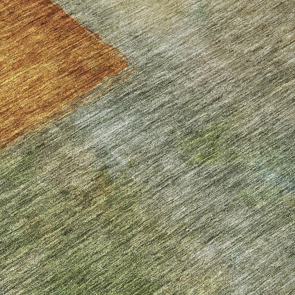 LOOMLAN Rugs Vienna Green Washable Indoor-Outdoor Rug