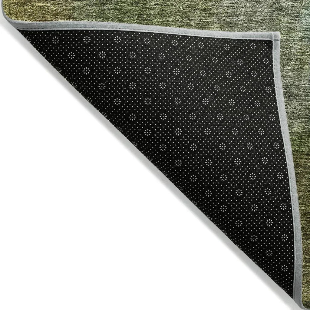 LOOMLAN Rugs Vienna Green Washable Indoor-Outdoor Rug