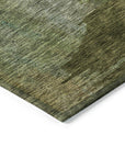 LOOMLAN Rugs Vienna Green Washable Indoor-Outdoor Rug