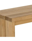 Viga Wooden Outdoor Backless Bench - LOOMLAN - SUNPAN - Outdoor Benches