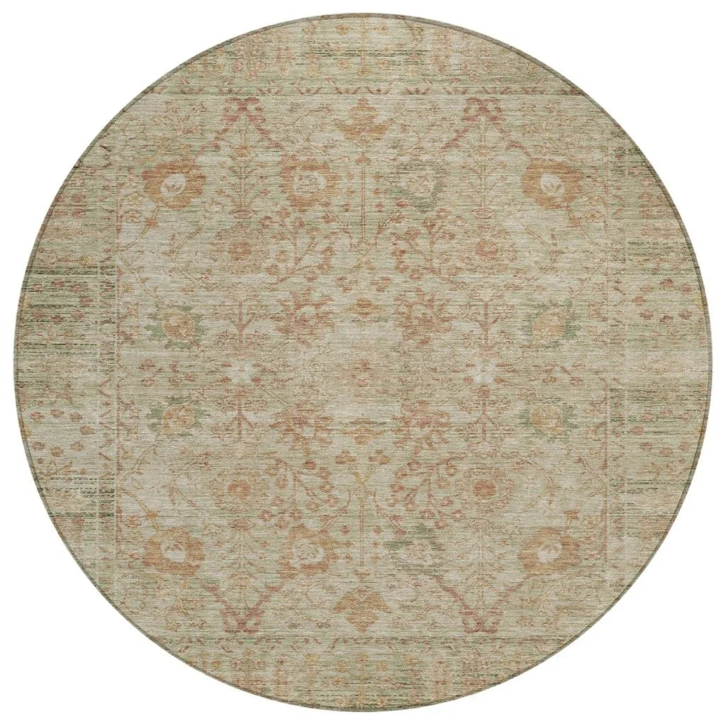 LOOMLAN Rugs Vilnius Beige Washable Indoor-Outdoor Rug