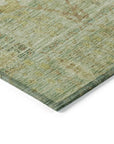 LOOMLAN Rugs Vilnius Green Washable Indoor-Outdoor Rug