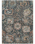 LOOMLAN Rugs Vionith Brown Washable Indoor-Outdoor Rug