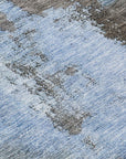 LOOMLAN Rugs Vionna Blue Washable Indoor-Outdoor Rug