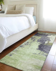 Vionna Fern Washable Indoor - Outdoor Rug - LOOMLAN - LOOMLAN Rugs - Outdoor Rugs