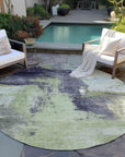Vionna Fern Washable Indoor - Outdoor Rug - LOOMLAN - LOOMLAN Rugs - Outdoor Rugs