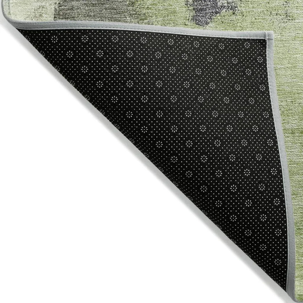 Vionna Fern Washable Indoor - Outdoor Rug - LOOMLAN - LOOMLAN Rugs - Outdoor Rugs