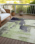 Vionna Fern Washable Indoor - Outdoor Rug - LOOMLAN - LOOMLAN Rugs - Outdoor Rugs