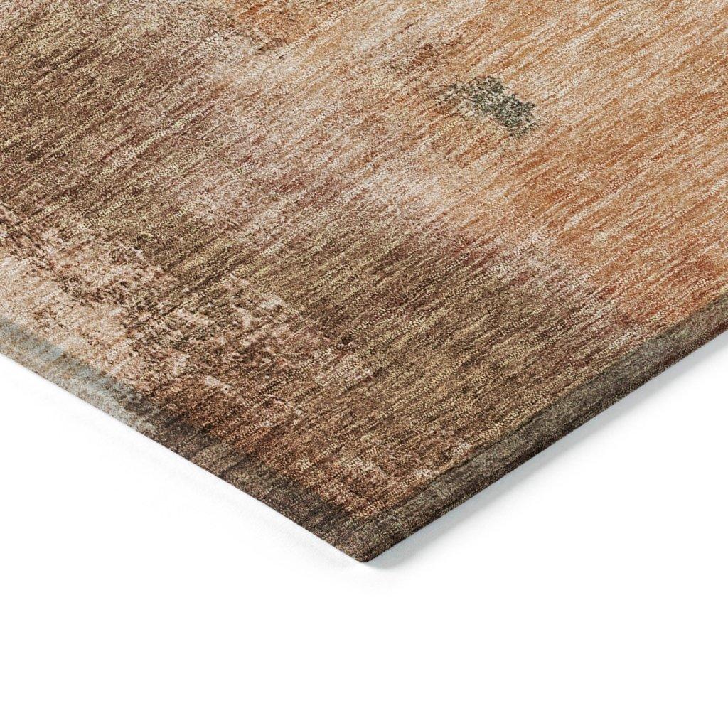 LOOMLAN Rugs Vionna Orange Washable Indoor-Outdoor Rug