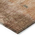 LOOMLAN Rugs Vionna Orange Washable Indoor-Outdoor Rug