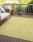 LOOMLAN Rugs Virellia Gold Washable Indoor-Outdoor Rug