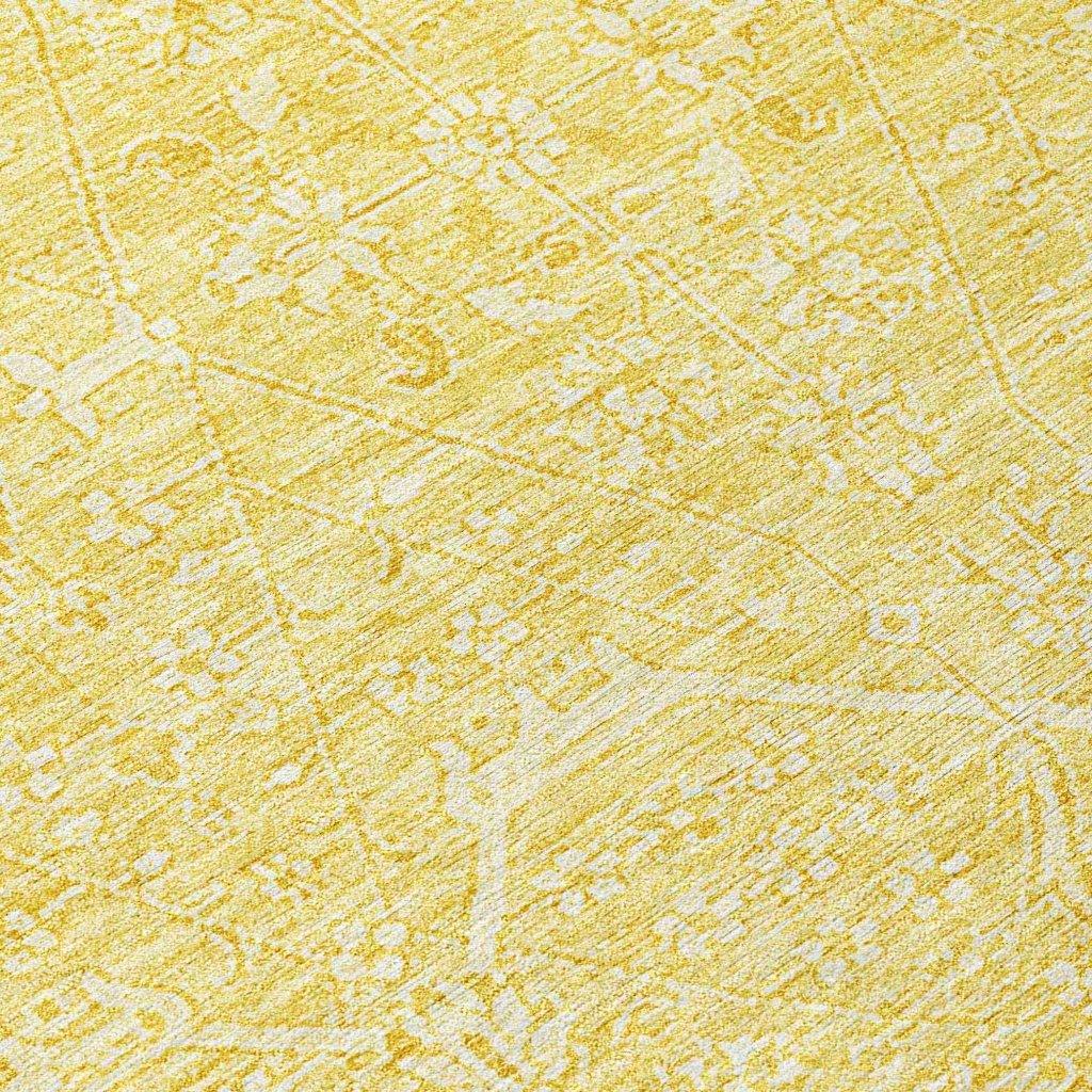 LOOMLAN Rugs Virellia Gold Washable Indoor-Outdoor Rug