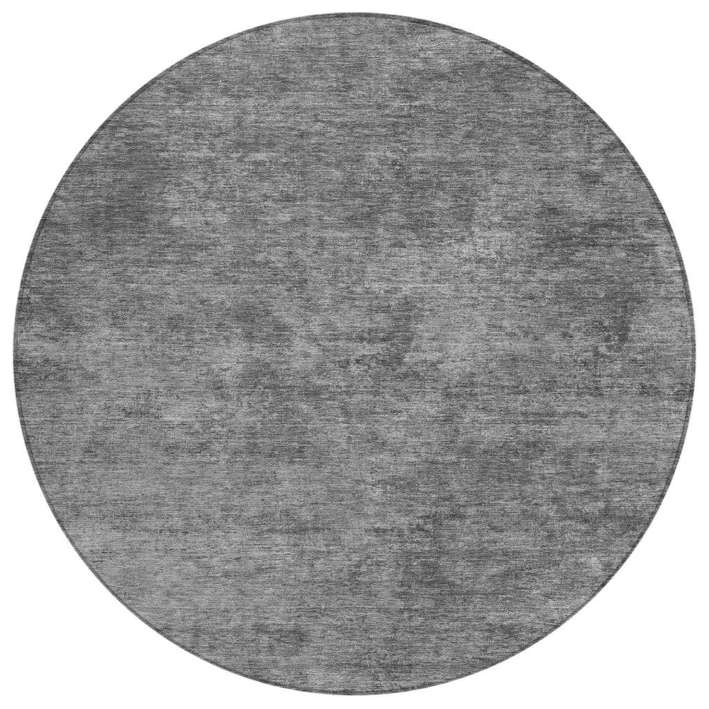 LOOMLAN Rugs Virellis Gray Washable Indoor-Outdoor Rug