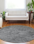 LOOMLAN Rugs Virellis Gray Washable Indoor-Outdoor Rug