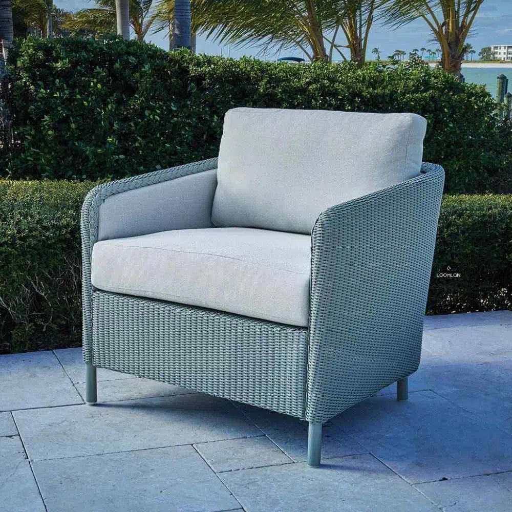 Visions Lounge Chair Premium Wicker Furniture - LOOMLAN - Lloyd Flanders - Outdoor Lounge Chairs