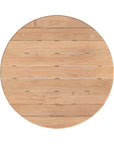 Natural Teak Round Outdoor Dining Table