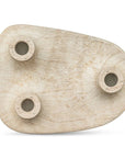Warby Faux Travertine Cement Outdoor Coffee Table - LOOMLAN - Moe's Home - Outdoor Coffee Tables