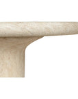 Warby Faux Travertine Outdoor Dining Table - LOOMLAN - Moe's Home - Outdoor Dining Tables