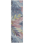 LOOMLAN Rugs Warpella Blue Washable Indoor-Outdoor Rug