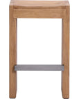Warren Teak Counter Stools 2PC Outdoor Counter Stools - LOOMLAN - Seasonal Living - Outdoor Counter Stools