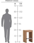 Warren Teak Counter Stools 2PC Outdoor Counter Stools - LOOMLAN - Seasonal Living - Outdoor Counter Stools