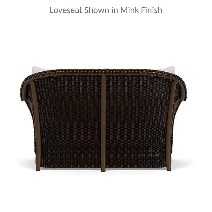 Weekend Retreat 3 Piece Wicker Loveseat & Rocker Set - LOOMLAN - Lloyd Flanders - Outdoor Lounge Sets