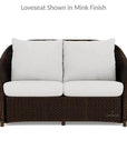Weekend Retreat 3 Piece Wicker Loveseat & Rocker Set - LOOMLAN - Lloyd Flanders - Outdoor Lounge Sets
