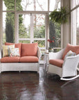 Weekend Retreat 3 Piece Wicker Loveseat & Rocker Set - LOOMLAN - Lloyd Flanders - Outdoor Lounge Sets