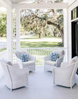Lloyd Flanders Weekend Retreat 4 PC Lounge Chair Set Cushions