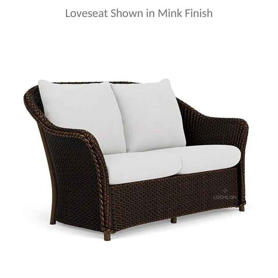 Weekend Retreat 4 PC Loveseat Lounge Chair Set - LOOMLAN - Lloyd Flanders - Outdoor Lounge Sets