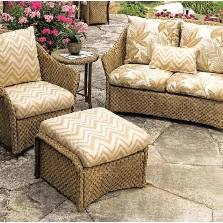 Weekend Retreat 4 PC Loveseat Lounge Chair Set - LOOMLAN - Lloyd Flanders - Outdoor Lounge Sets
