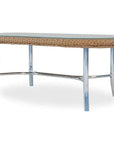 Weekend Retreat 43" Oval Cocktail Table Lloyd Flanders - LOOMLAN - Lloyd Flanders - Outdoor Coffee Tables