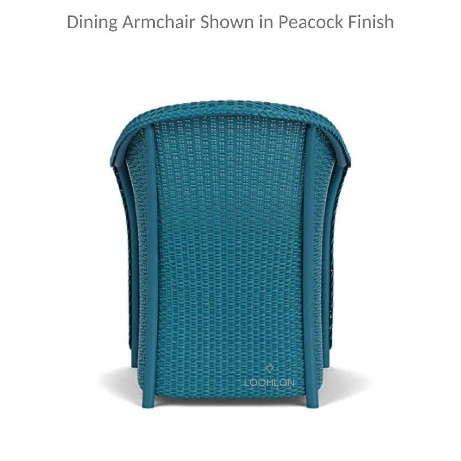 Weekend Retreat 7 PC Teak Table Set Wicker Chairs - LOOMLAN - Lloyd Flanders - Outdoor Dining Sets