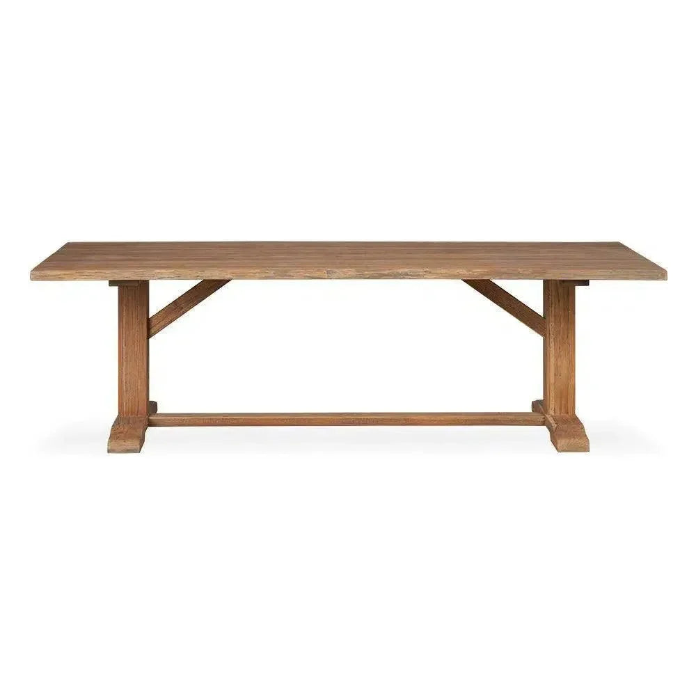 Weekend Retreat 7 PC Teak Table Set Wicker Chairs - LOOMLAN - Lloyd Flanders - Outdoor Dining Sets