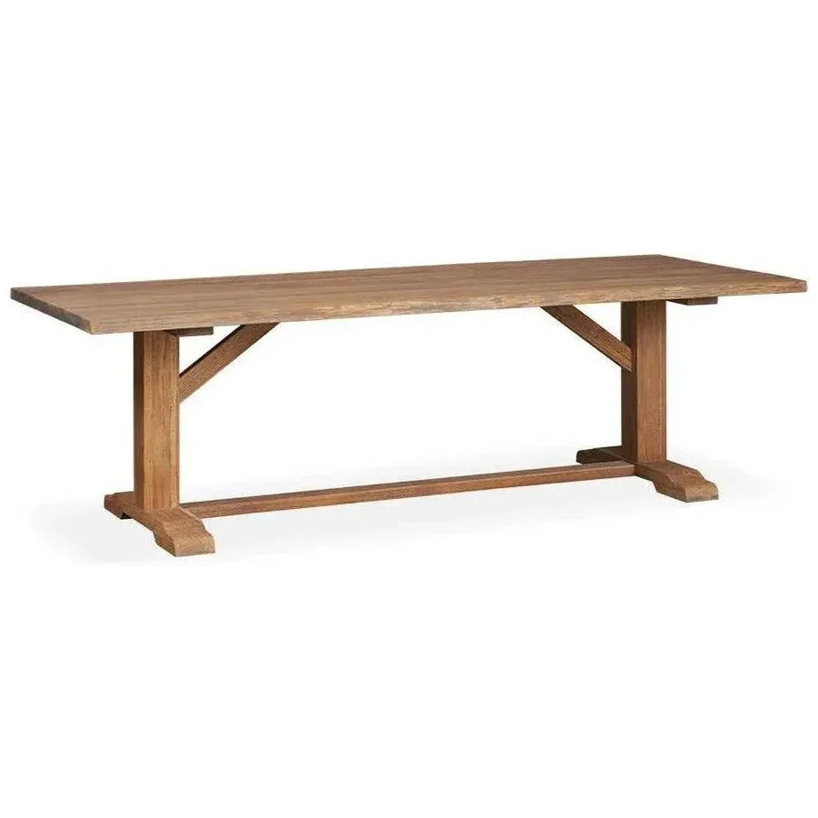 Weekend Retreat 7 PC Teak Table Set Wicker Chairs - LOOMLAN - Lloyd Flanders - Outdoor Dining Sets