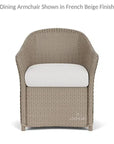 Weekend Retreat Dining Chair All Weather Wicker - LOOMLAN - Lloyd Flanders - Outdoor Dining Chairs