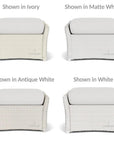 Lloyd Flanders Weekend Retreat Ottoman All Weather Wicker