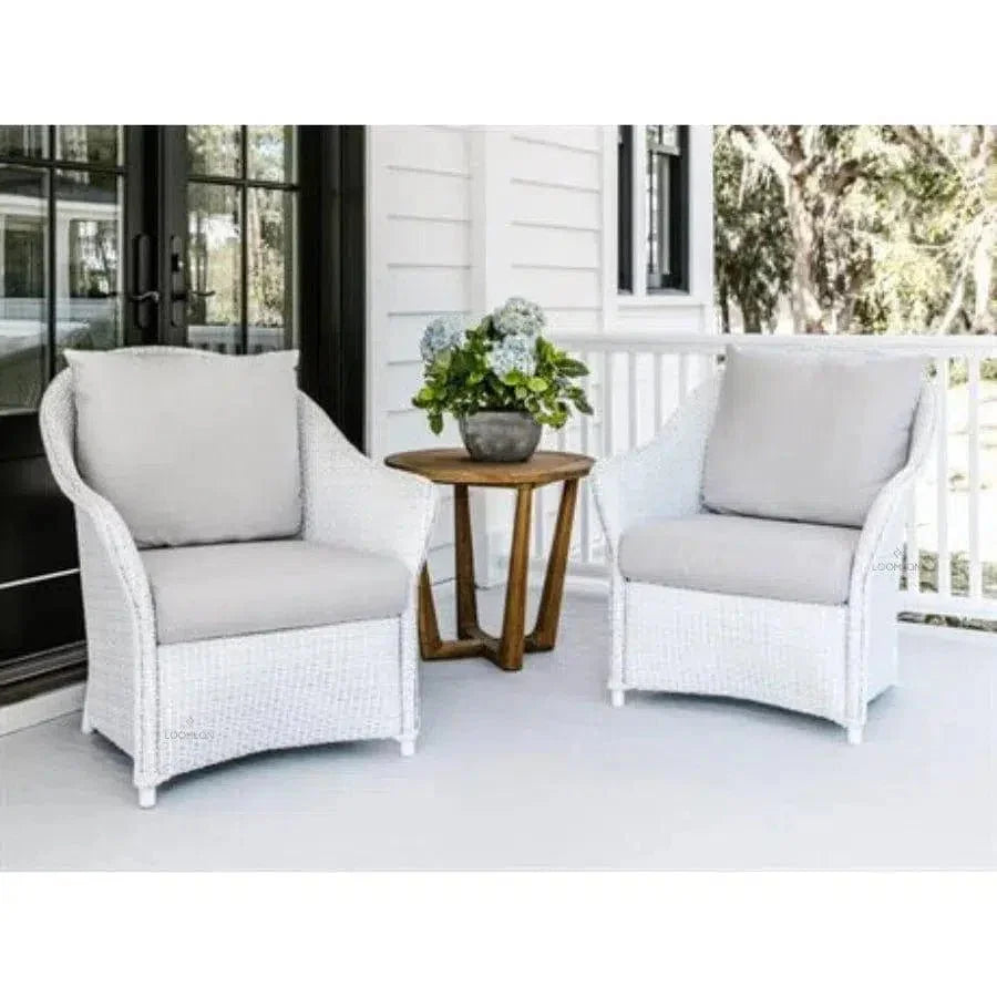 Lloyd Flanders Weekend Retreat Ottoman All Weather Wicker
