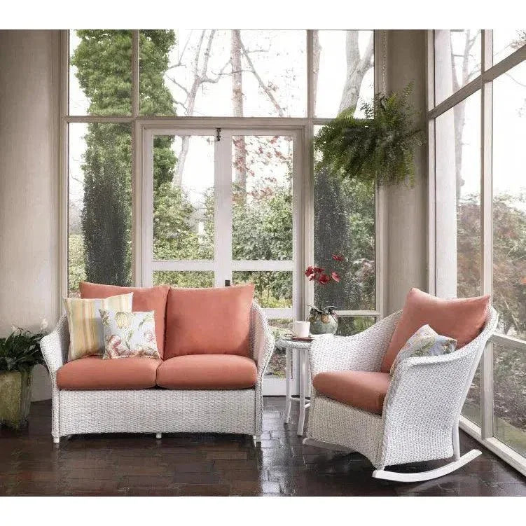 Weekend Retreat Outdoor Loveseat All Weather Wicker - LOOMLAN - Lloyd Flanders - Outdoor Sofas &amp; Loveseats