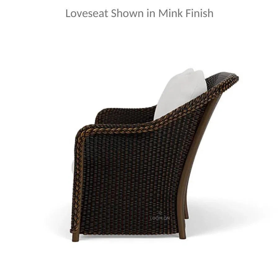 Weekend Retreat Outdoor Loveseat All Weather Wicker - LOOMLAN - Lloyd Flanders - Outdoor Sofas &amp; Loveseats