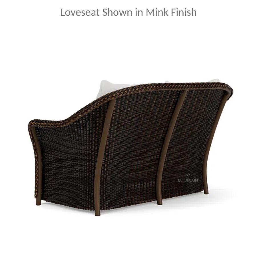 Weekend Retreat Outdoor Loveseat All Weather Wicker - LOOMLAN - Lloyd Flanders - Outdoor Sofas &amp; Loveseats