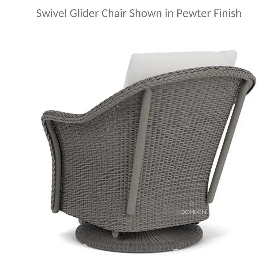 Weekend Retreat Outdoor Swivel Glider Lounge Chair - LOOMLAN - Lloyd Flanders - Outdoor Lounge Chairs