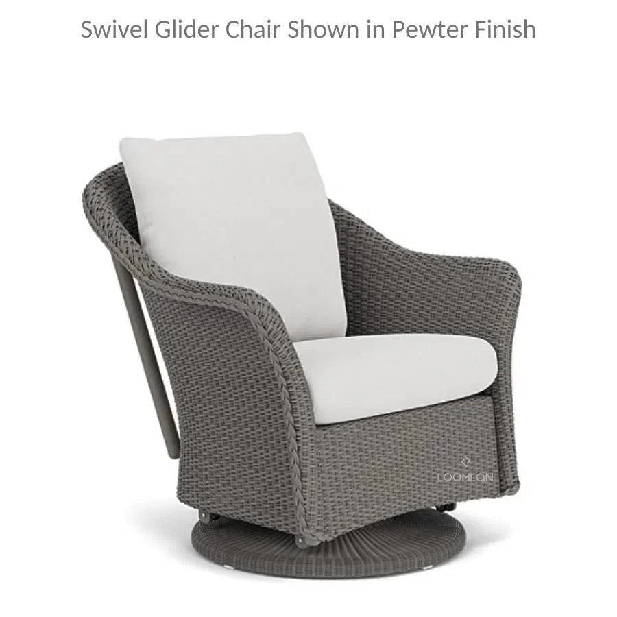 Weekend Retreat Outdoor Swivel Glider Lounge Chair - LOOMLAN - Lloyd Flanders - Outdoor Lounge Chairs
