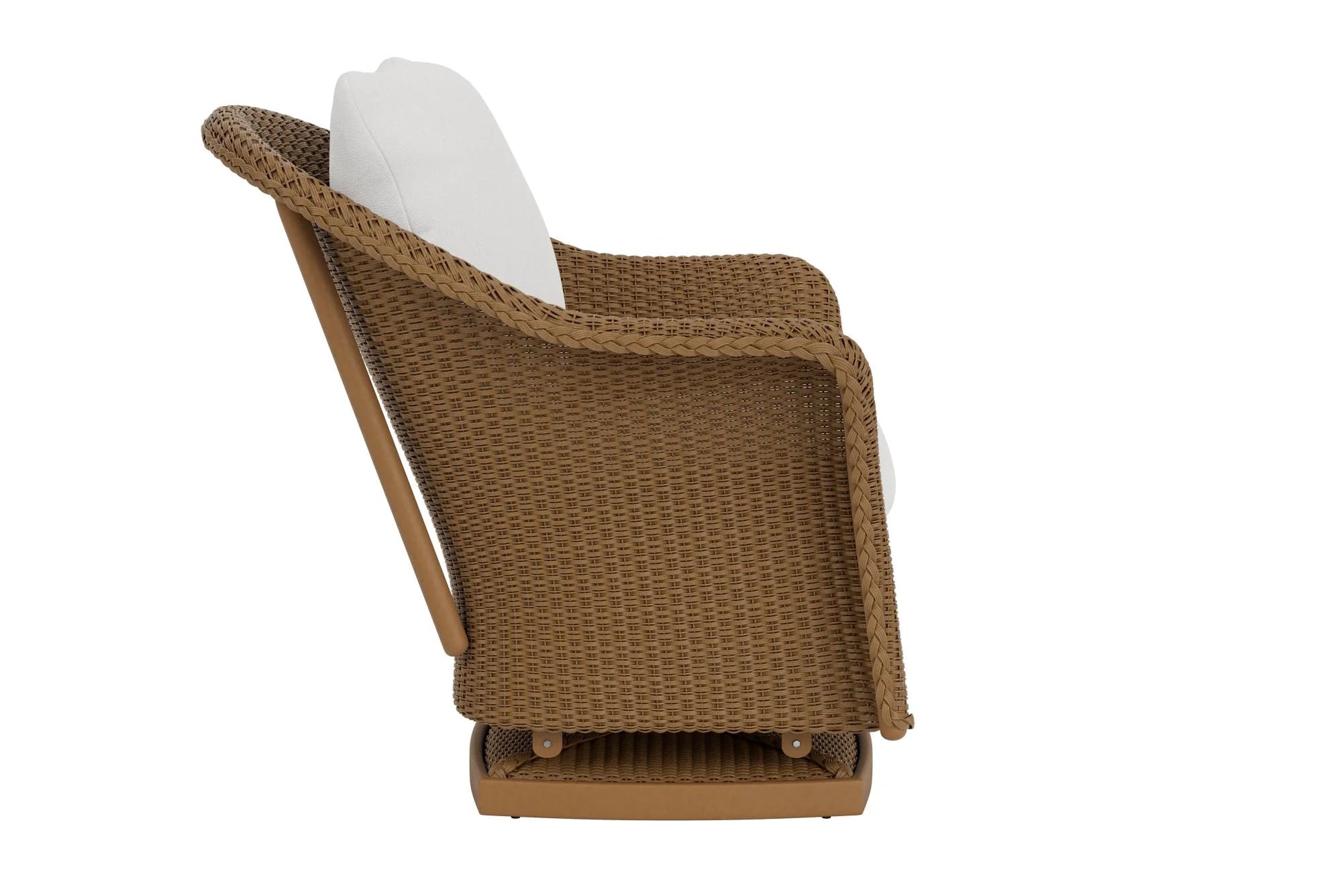 Lloyd Flanders Weekend Retreat Outdoor Swivel Glider Lounge Chair