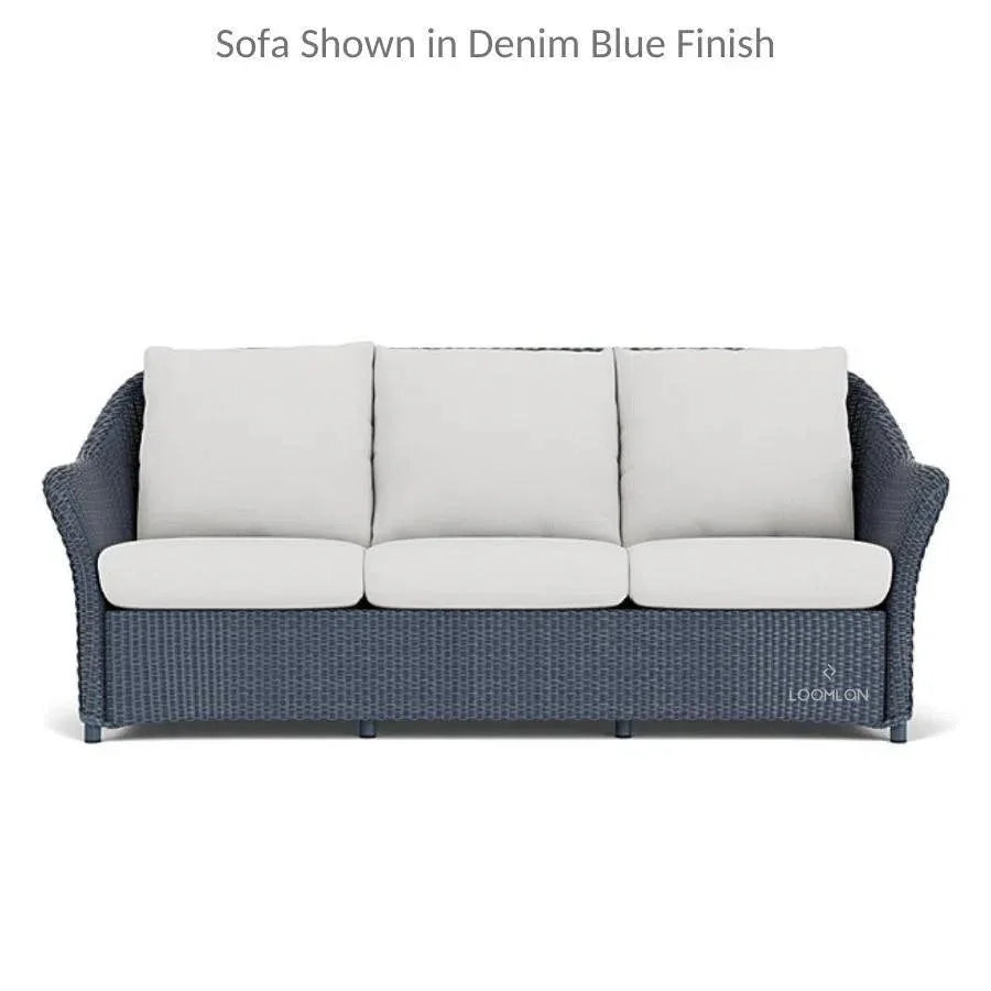Weekend Retreat Wicker Sofa Lounge Set Lloyd Flanders - LOOMLAN - Lloyd Flanders - Outdoor Lounge Sets