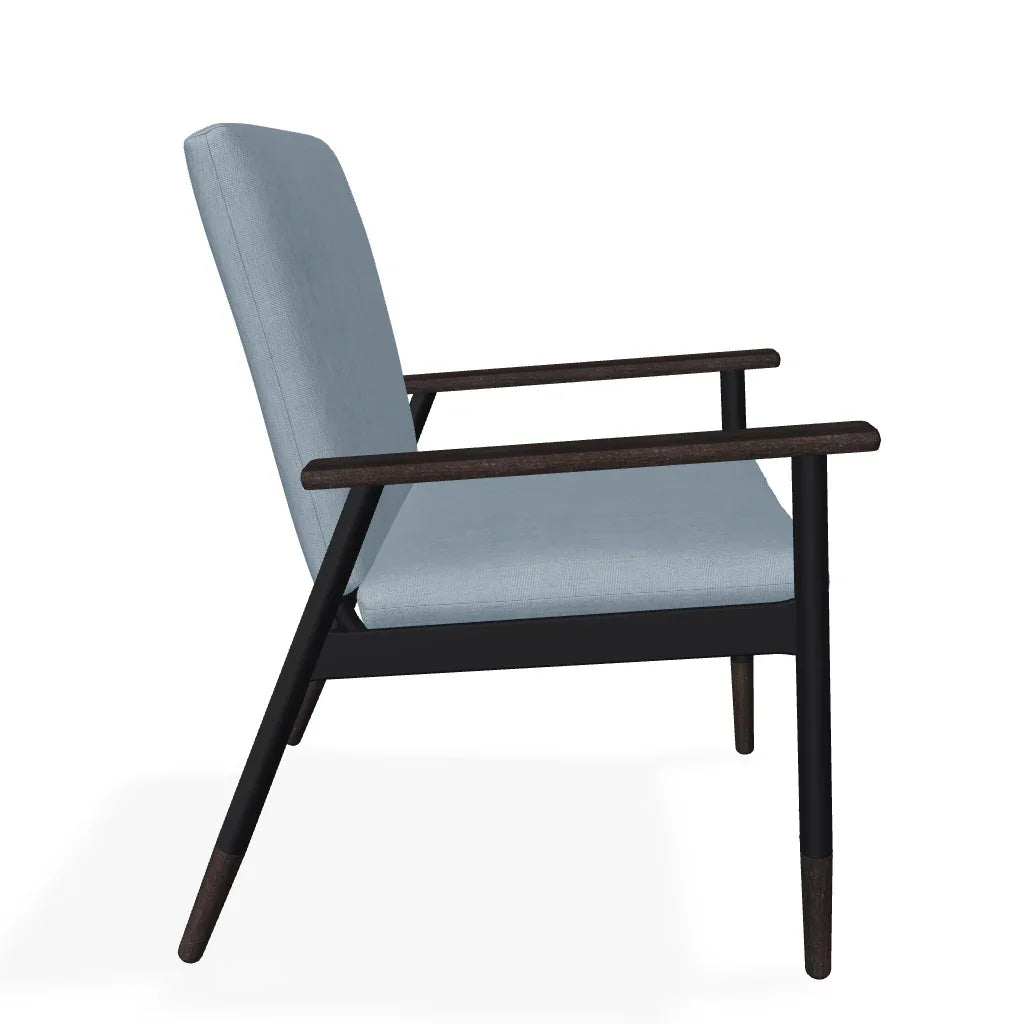 Welles Cushion Cafe Dining Chair Polymer Arm - LOOMLAN - Telescope - Outdoor Accent Chairs