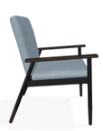 Welles Cushion Cafe Dining Chair Polymer Arm - LOOMLAN - Telescope - Outdoor Accent Chairs