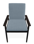 Welles Cushion Cafe Dining Chair Polymer Arm - LOOMLAN - Telescope - Outdoor Accent Chairs