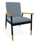 Welles Cushion Cafe Dining Chair Polymer Arm - LOOMLAN - Telescope - Outdoor Accent Chairs
