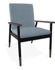 Welles Cushion Cafe Dining Chair Polymer Arm - LOOMLAN - Telescope - Outdoor Accent Chairs